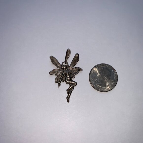Sterling Silver Fairy Pendant - Picture 8 of 15